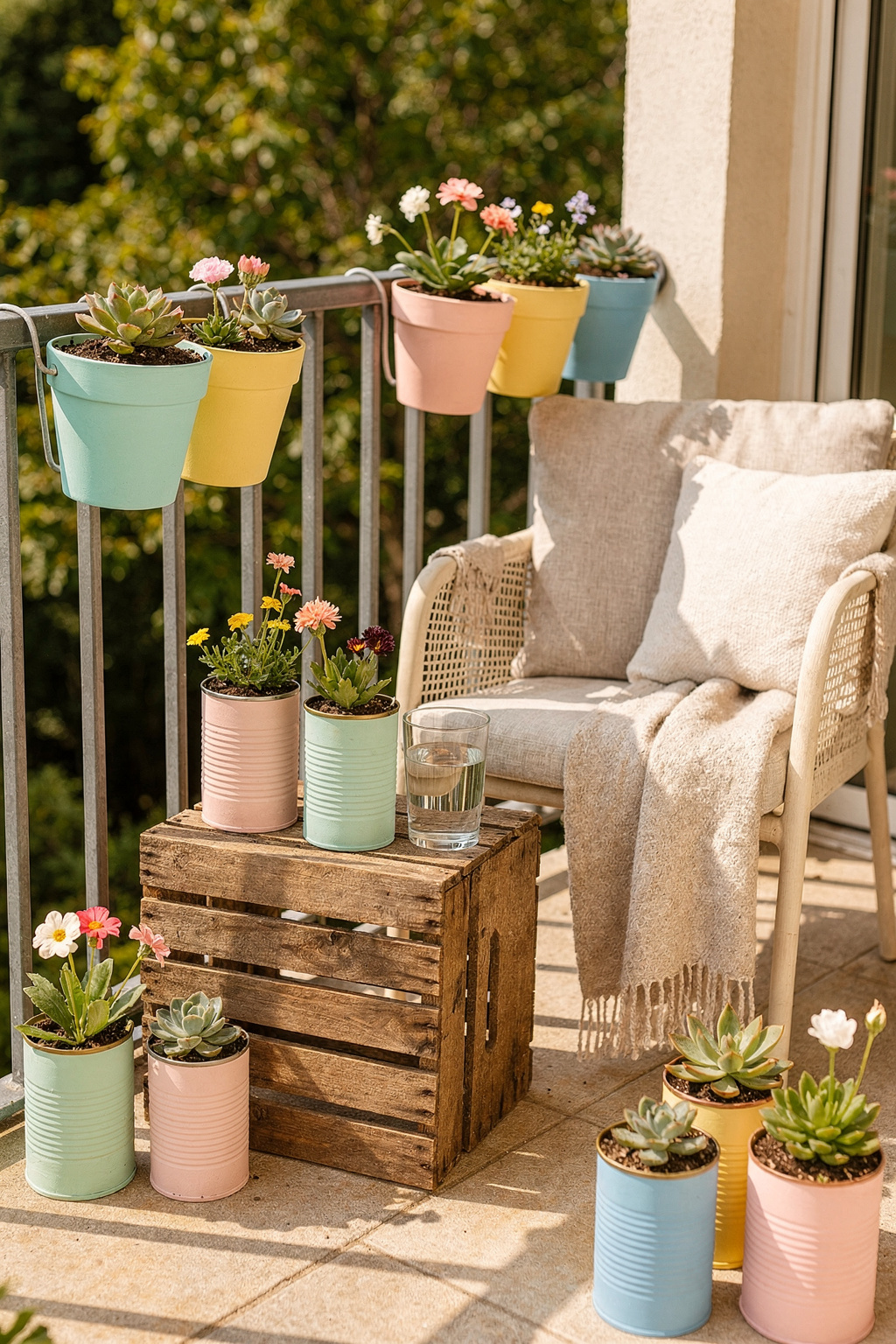 DIY Balkon Upcycling fast zum Nulltarif