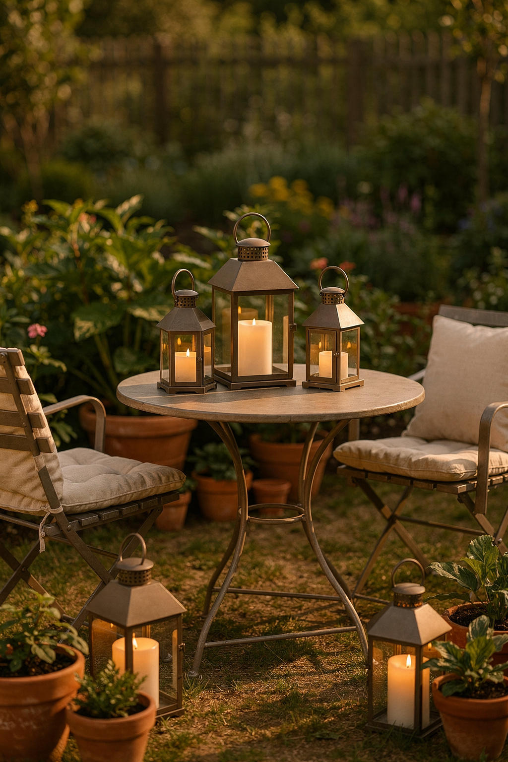 Günstige Sitzecke im Garten selbst einrichten