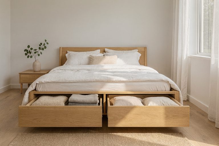 Bett mit Stauraum: 6 clevere Ideen für kleine Zimmer