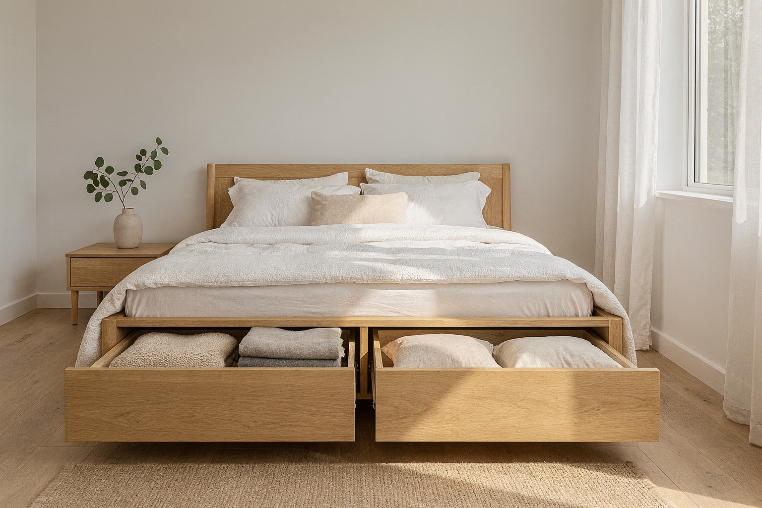 Bett mit Stauraum: 6 clevere Ideen für kleine Zimmer