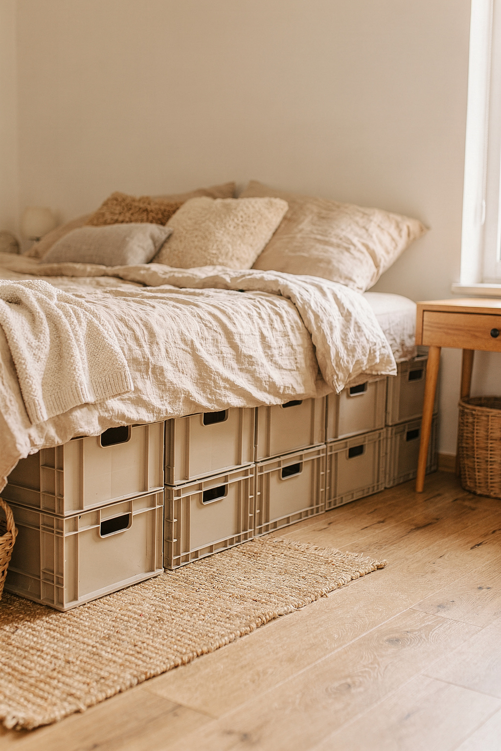 DIY-Plattformbett aus KALLAX für unter 200 Euro