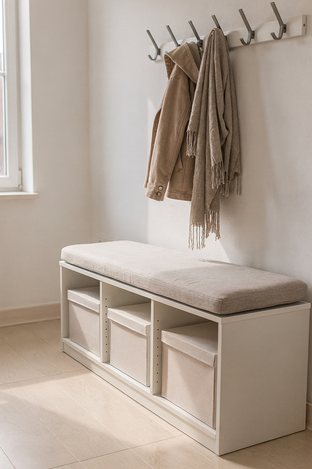 Sitzbank mit Stauraum selbst bauen