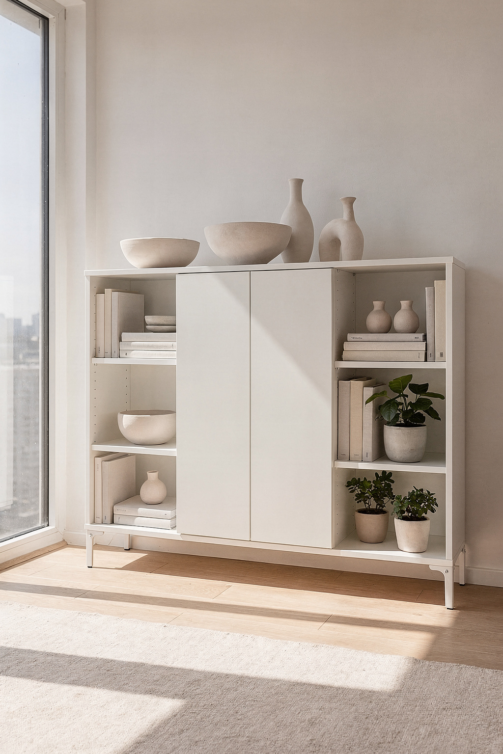 Ordnung mit Stil im Wohnzimmer