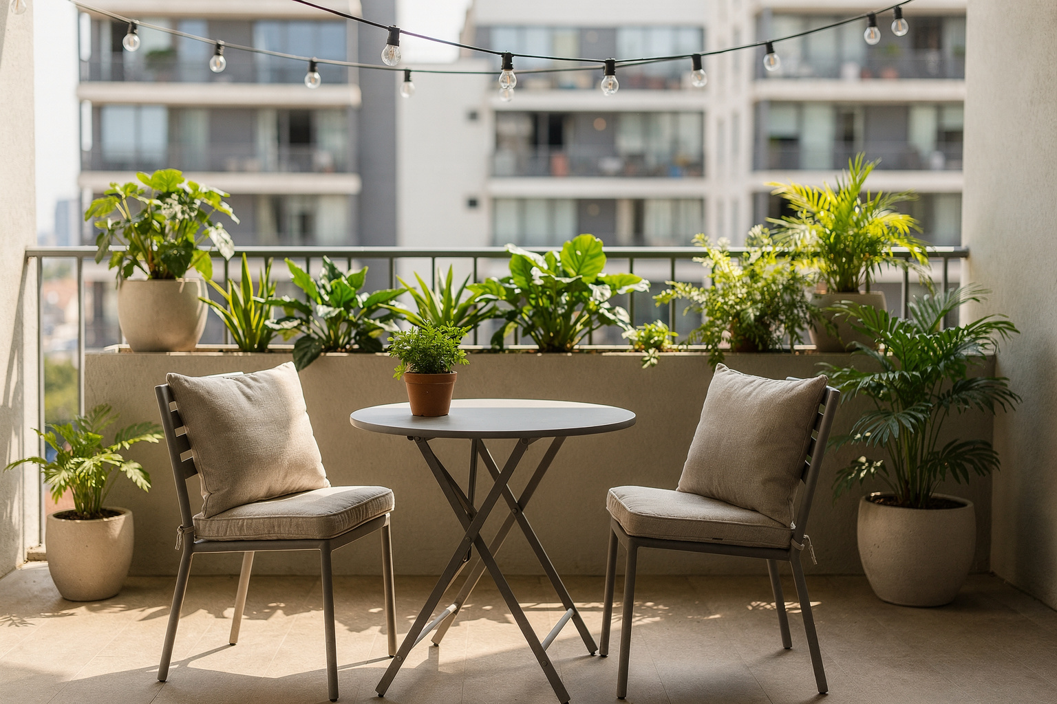 Moderner Balkon: 12 Ideen für deine erste Wohnung