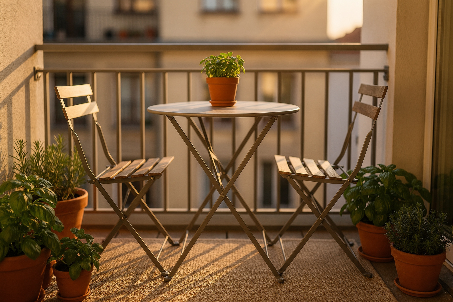 Balkonmöbel für wenig Platz: 12 clevere Ideen