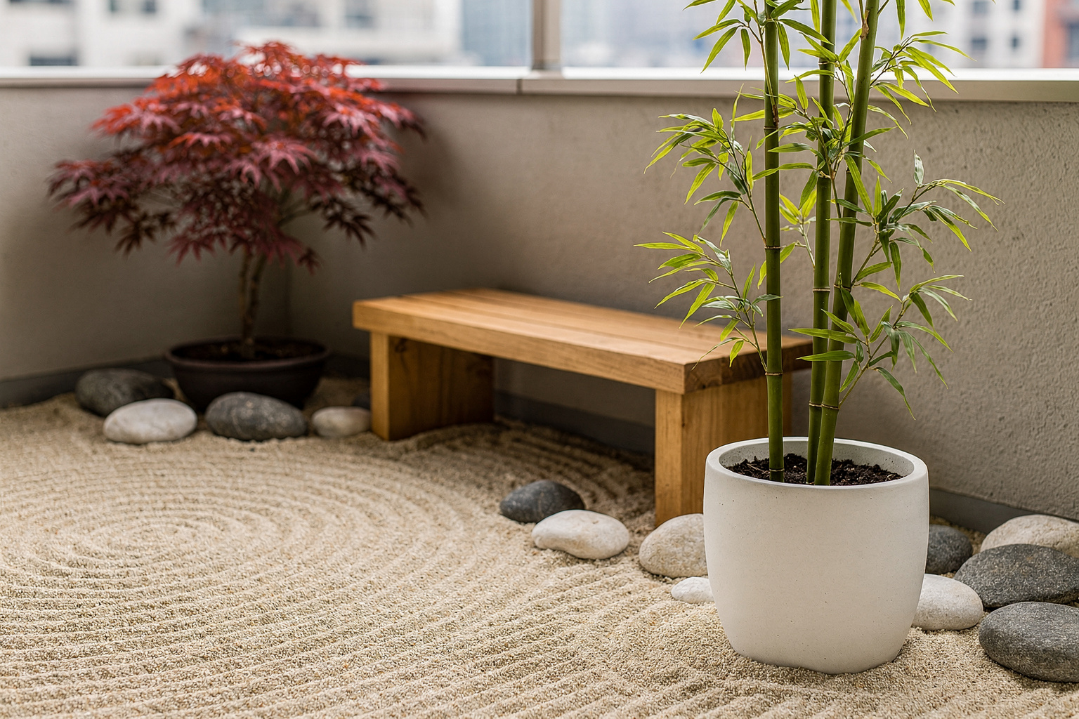 Kleiner japanischer Garten: 12 Ideen für Balkon und Mietgarten