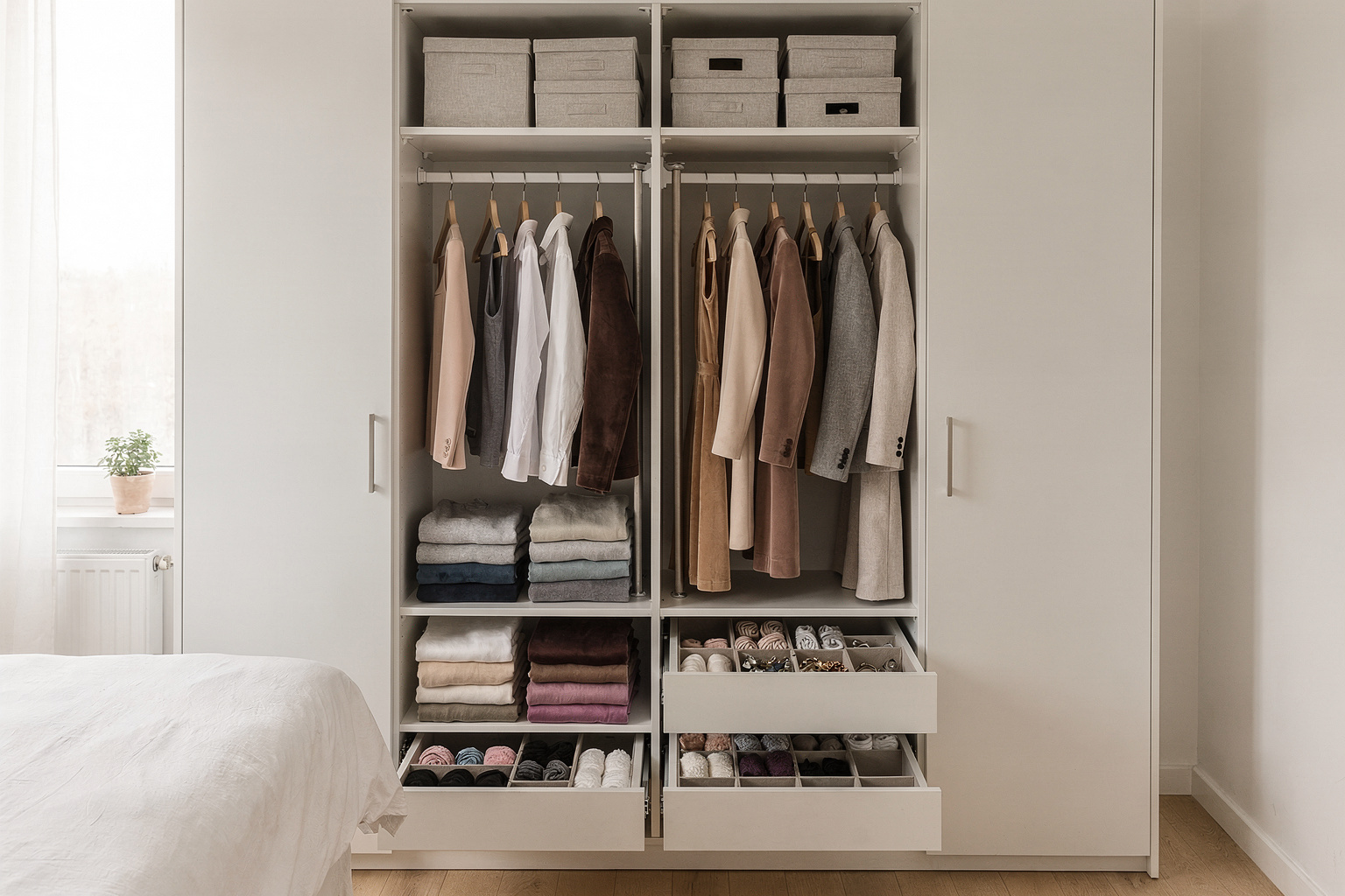 Kleiderschrank Organizer: Ordnung für jede Wohnungsgröße