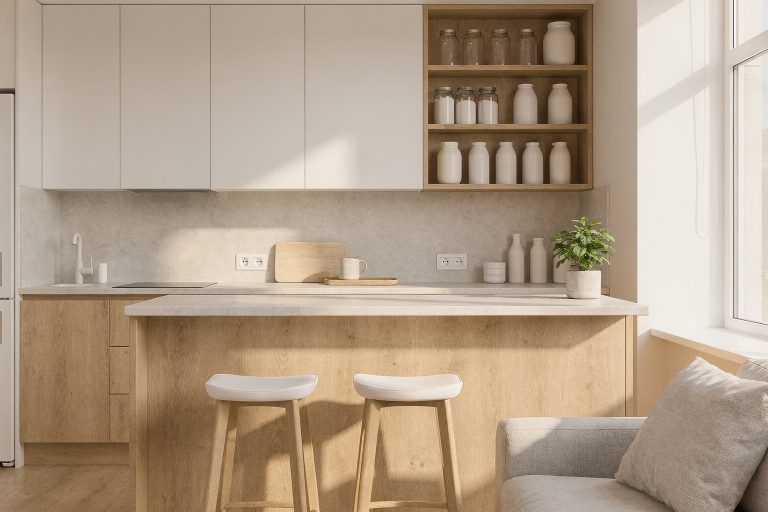 Kleine Küche mit Theke: 12 clevere Ideen für deine erste Wohnung