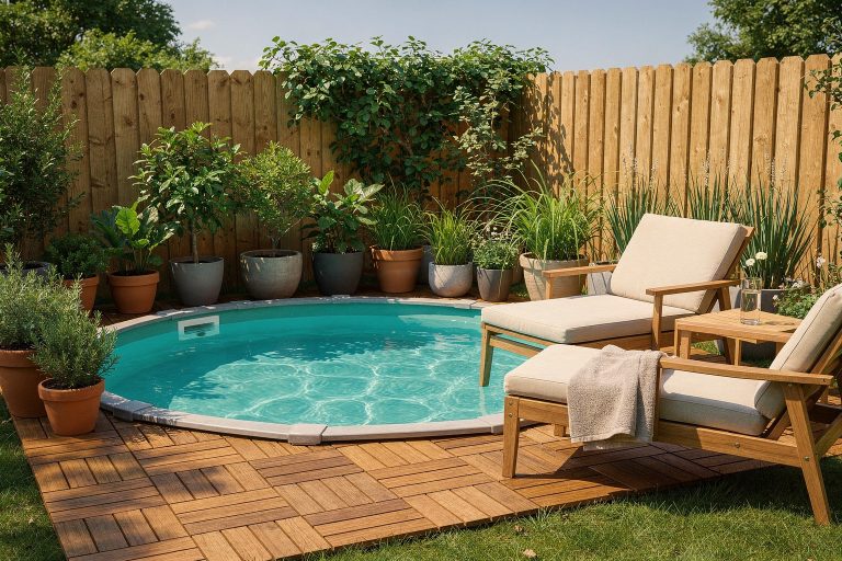 Kleiner Pool im Garten: So geht es günstig und einfach