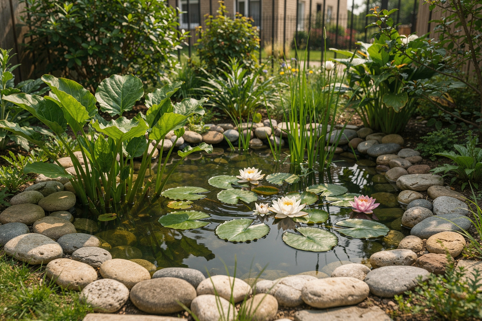 Kleiner Teich im Garten: So legst du ihn günstig an