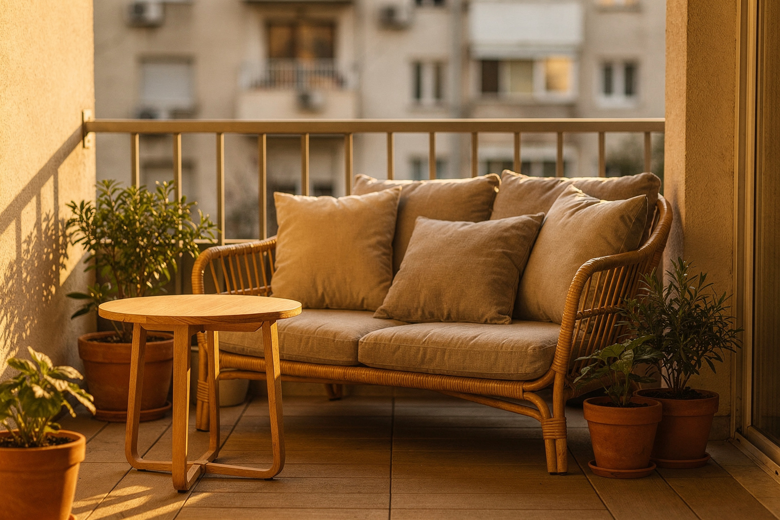 Loungemöbel für den kleinen Balkon: 12 clevere Ideen
