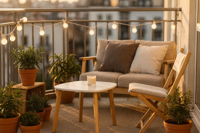Mini-Lounge auf dem Balkon: 9 IKEA Ideen für wenig Platz