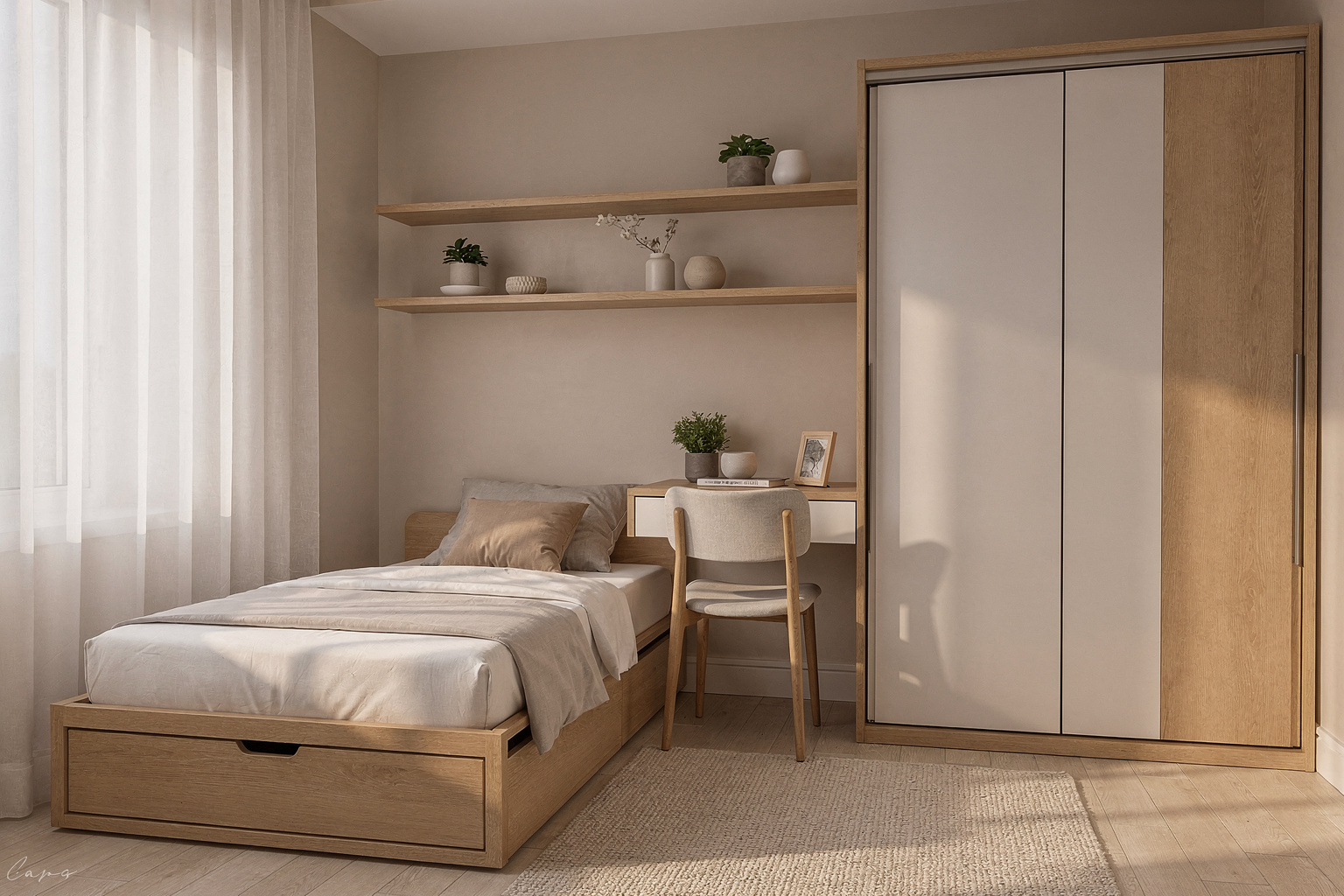 Schlafzimmer mit Stauraum: 12 Ideen für kleine Räume