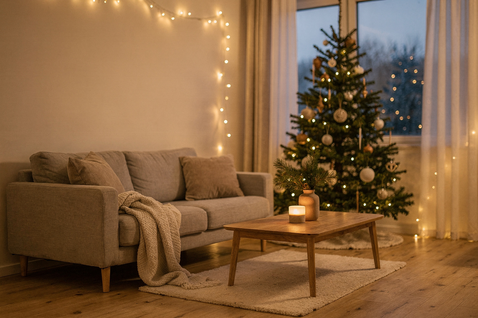 Weihnachtsbaum in der kleinen Wohnung: 12 Ideen