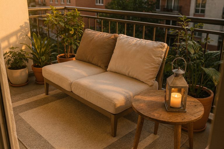 Kleine Balkon Lounge: 6 günstige Ideen für dein Zuhause