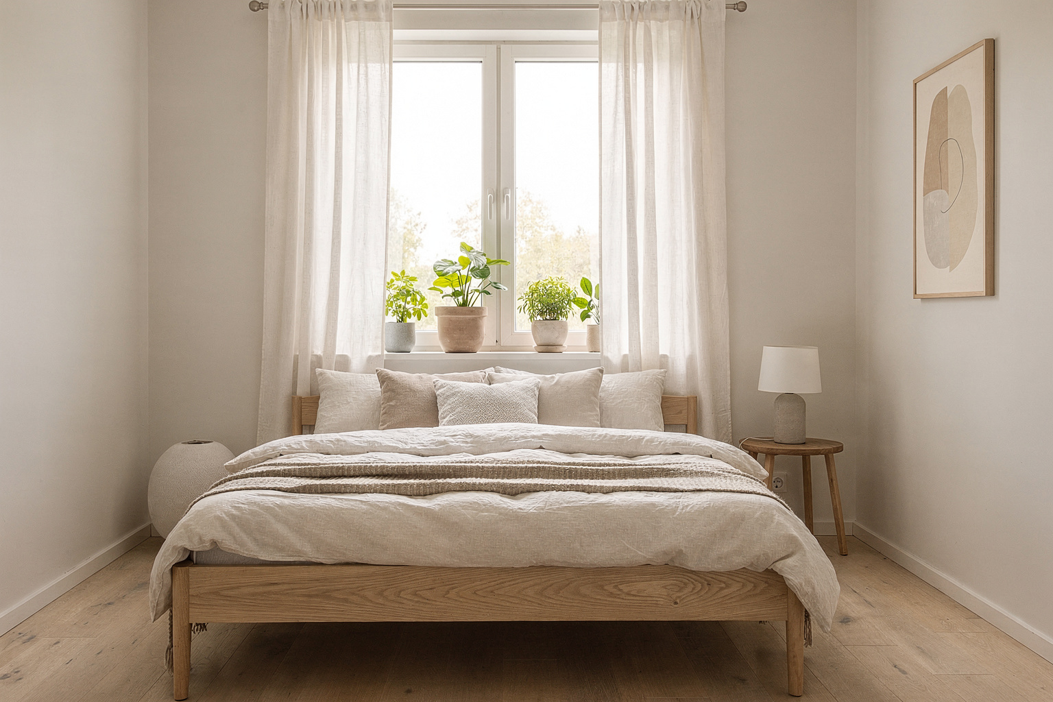 Bett vor dem Fenster: 8 Ideen, die wirklich funktionieren