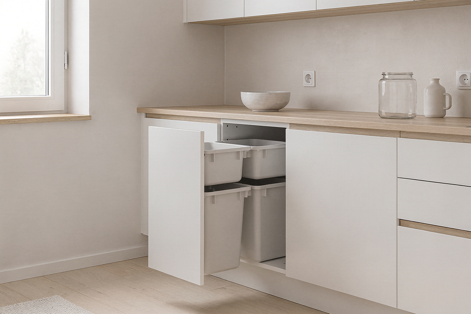 IKEA Hällbar: So löst du Mülltrennung in kleiner Küche