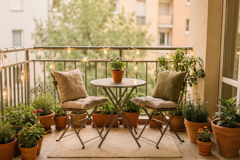7 Ideen für deinen kleinen Balkon in der ersten Wohnung