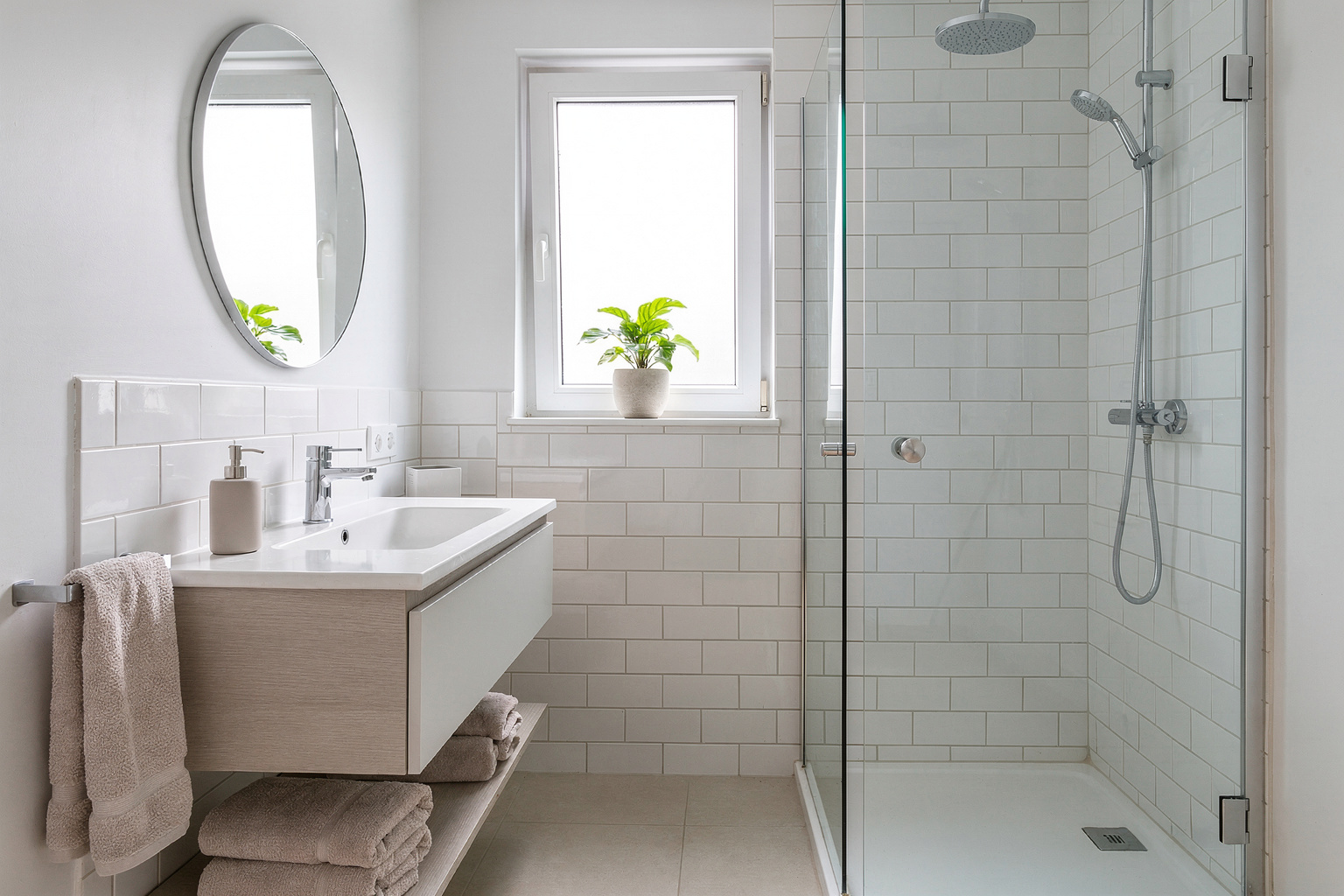 Kleines Bad mit Dusche: 8 Ideen für mehr Stil