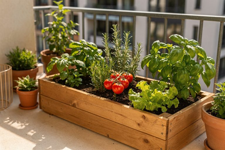Kleines Hochbeet auf dem Balkon: So gelingt der Start