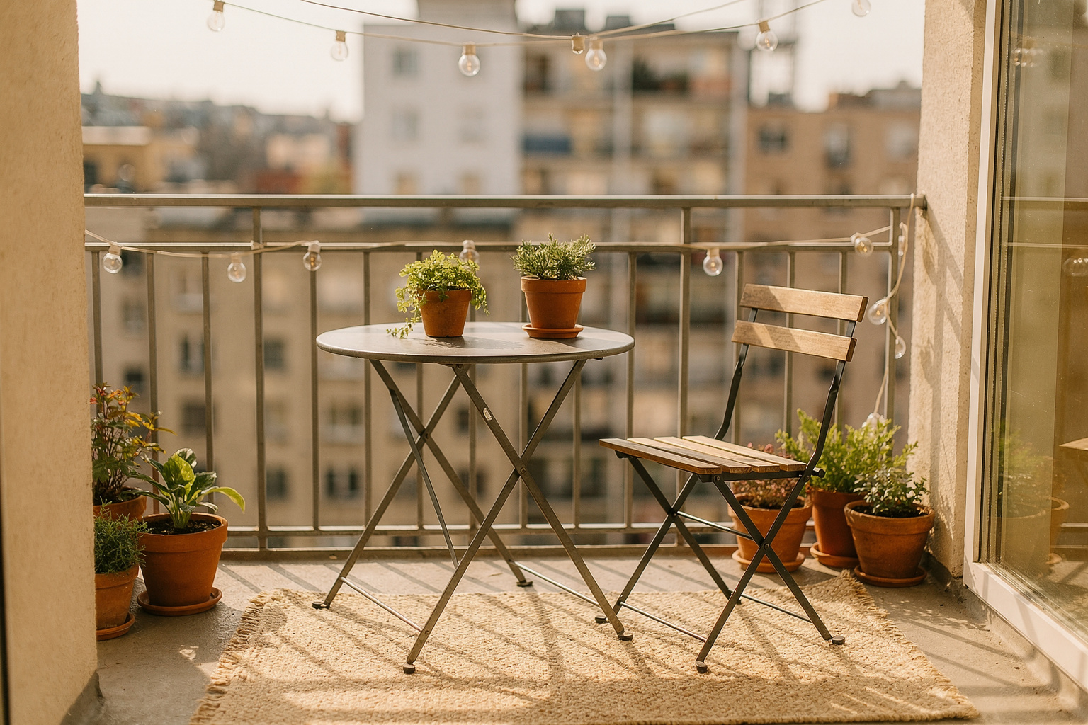 Mini Balkon gestalten: 6 Ideen für jeden Stil