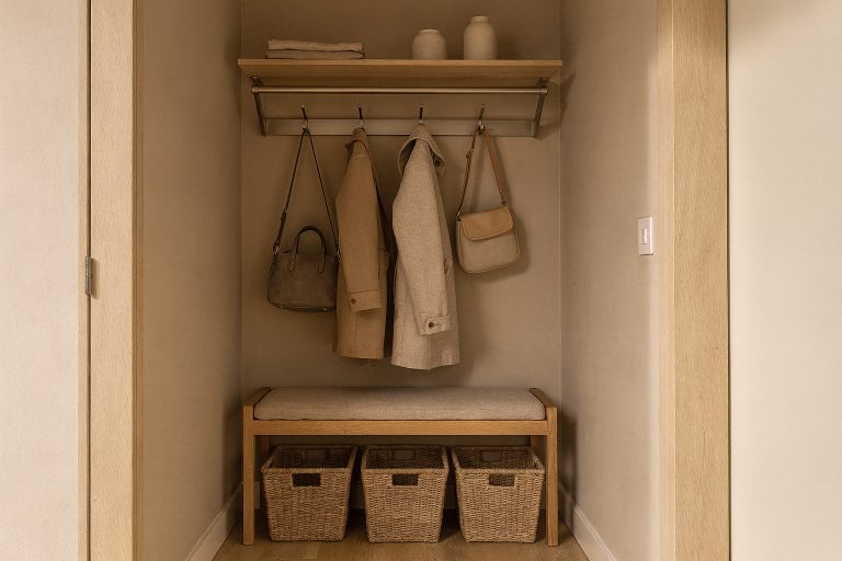 Nische als Garderobe nutzen: 6 clevere Ideen