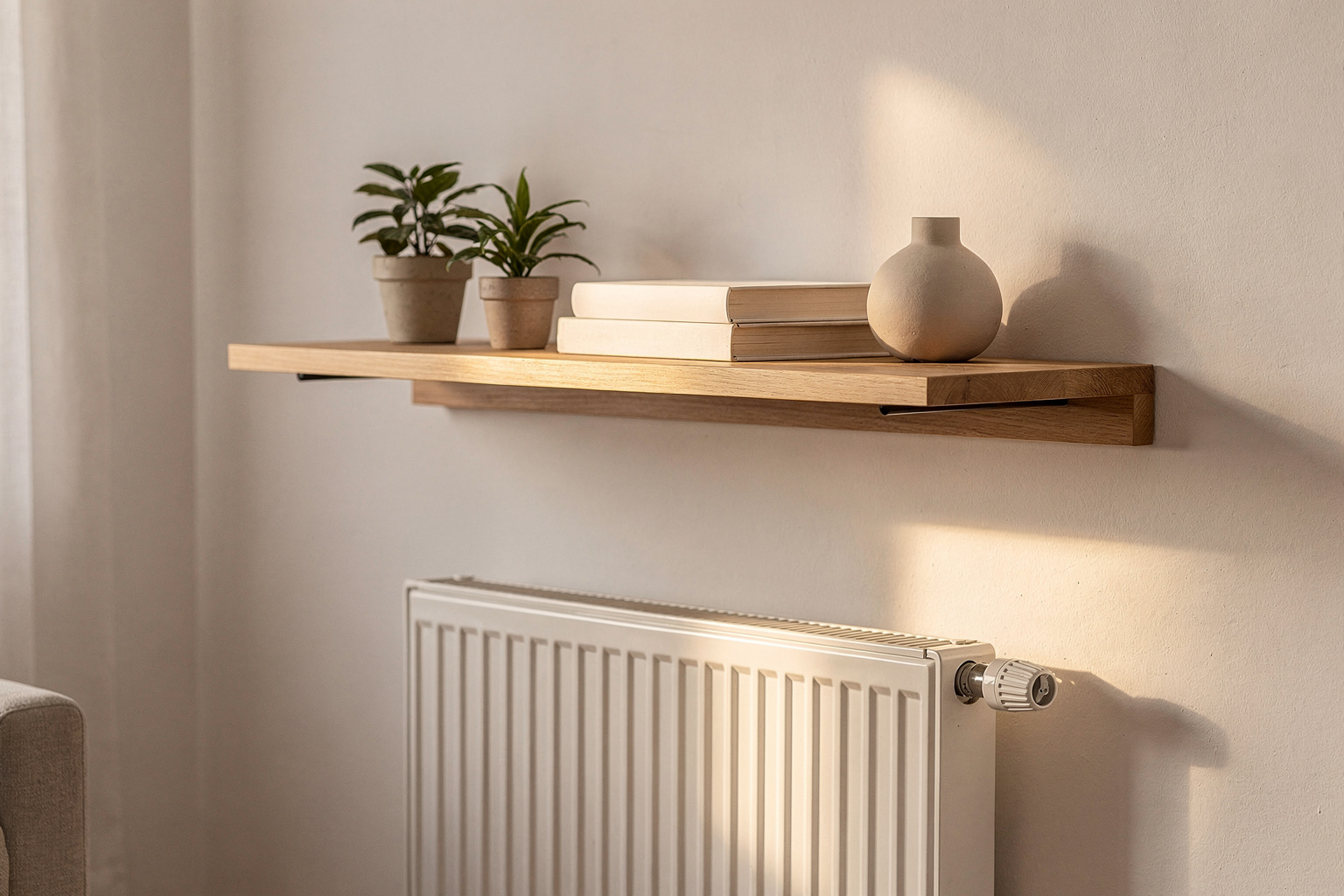 Regal über der Heizung: 6 Ideen für deine erste Wohnung