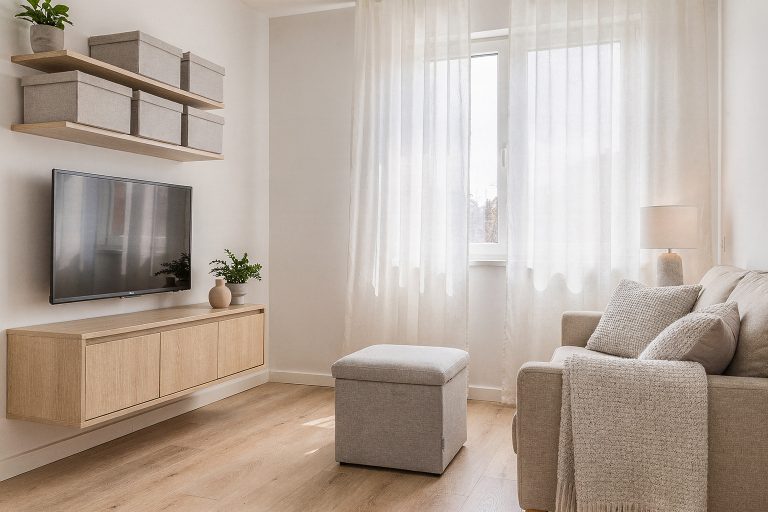 7 schlaue Stauraum-Ideen fürs Wohnzimmer