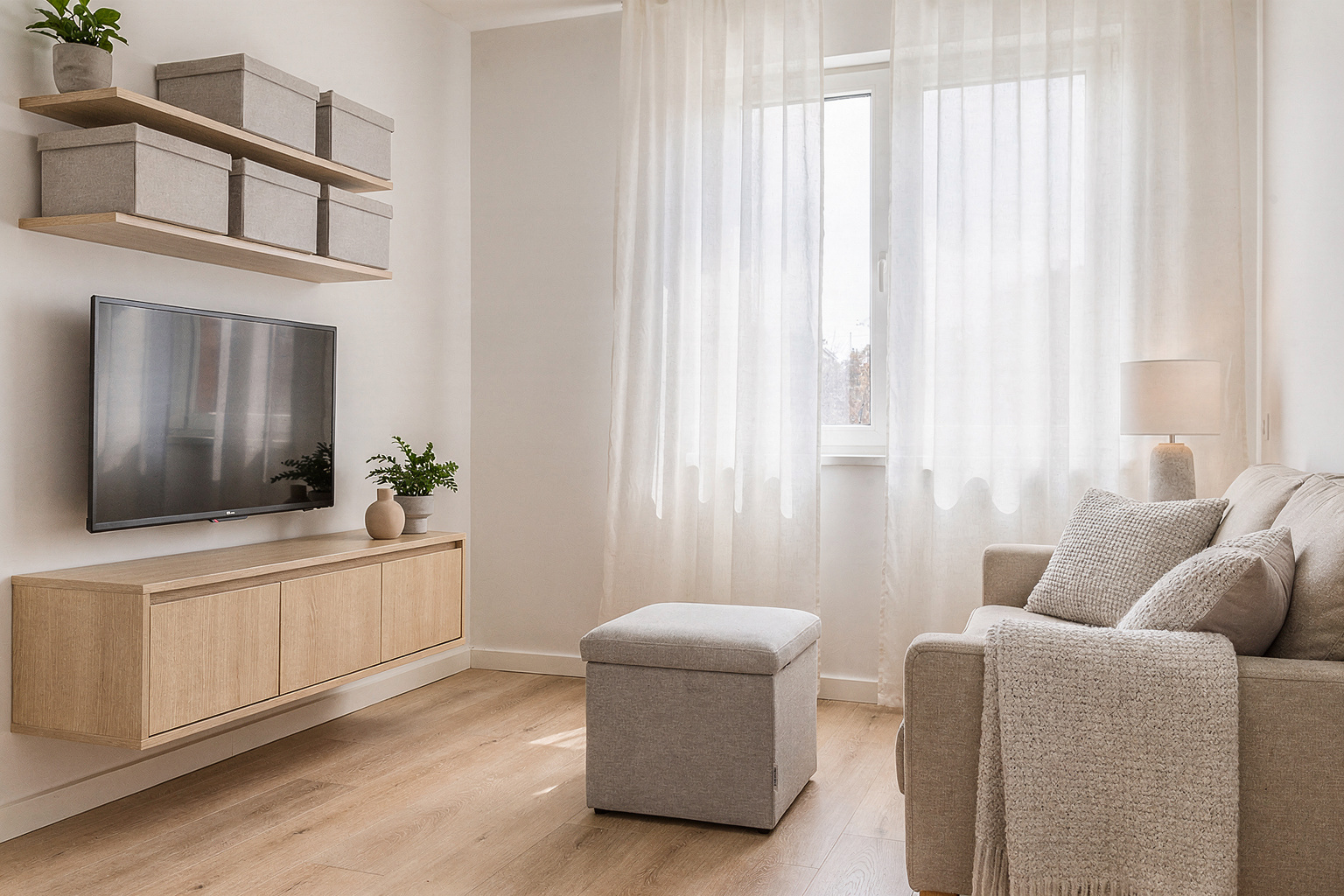 7 schlaue Stauraum-Ideen fürs Wohnzimmer