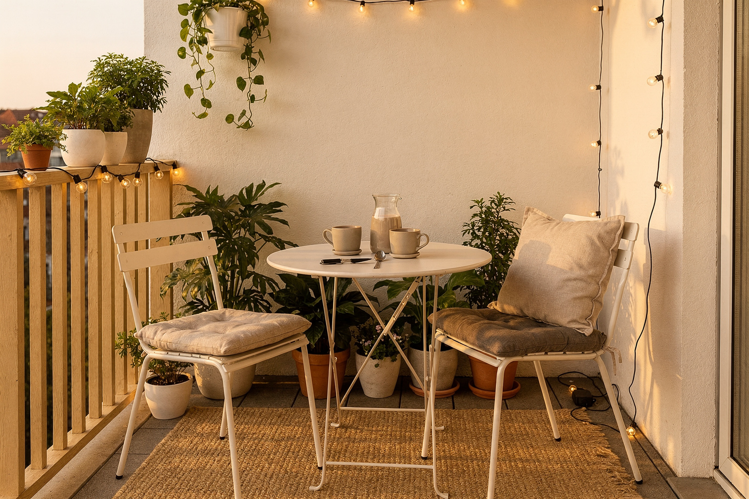 Balkon gestalten: 8 Ideen für deine erste Wohnung