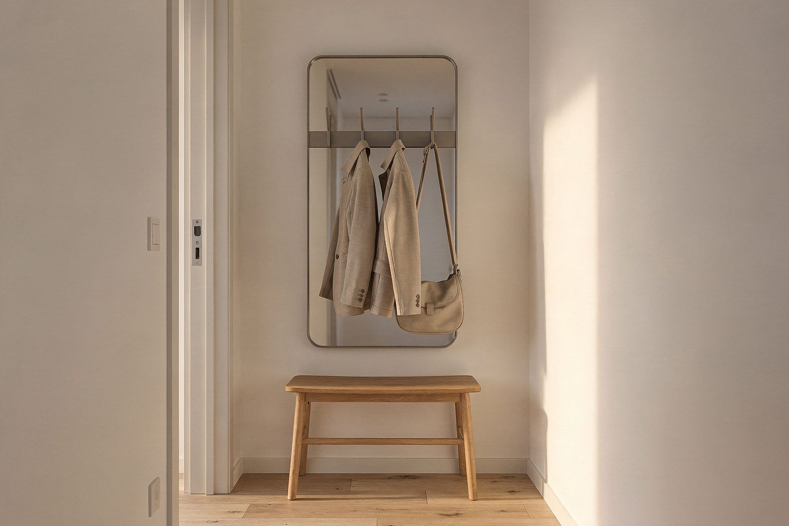 Garderobe mit Spiegel: 7 Ideen für deine erste Wohnung