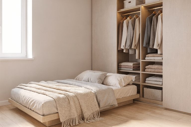 Kleines Schlafzimmer mit Ankleide: 8 clevere Ideen