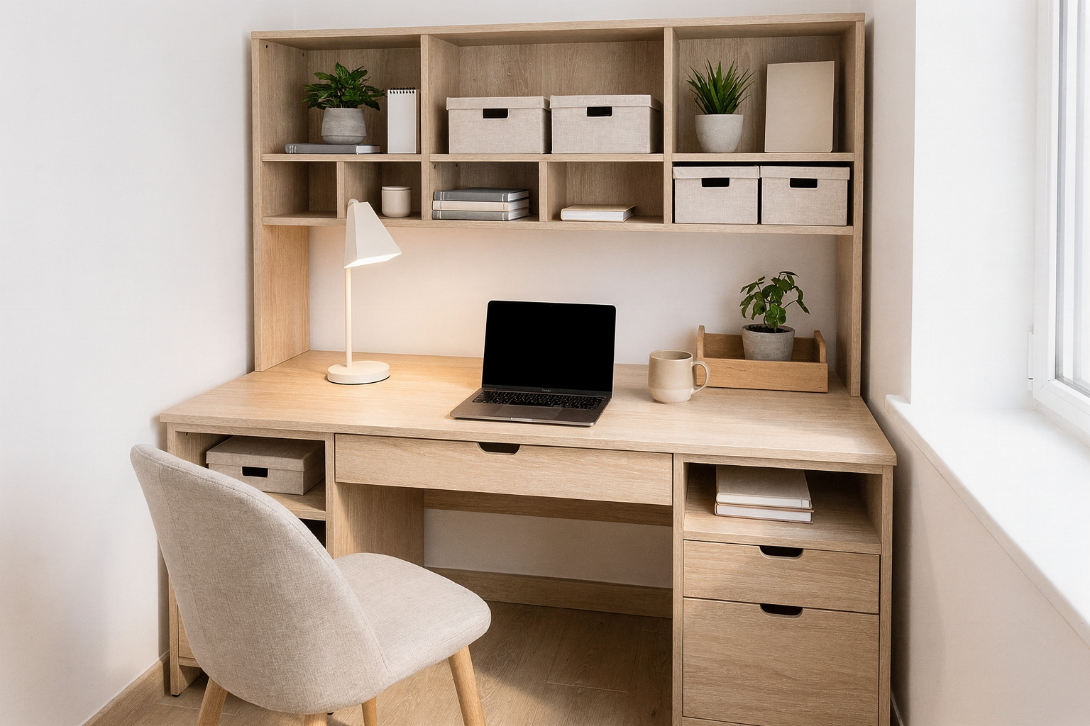 8 Schreibtische mit Stauraum für kleine Zimmer