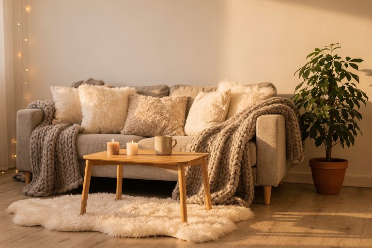 Hygge Wohnzimmer: 7 Ideen für ein kuscheliges Zuhause