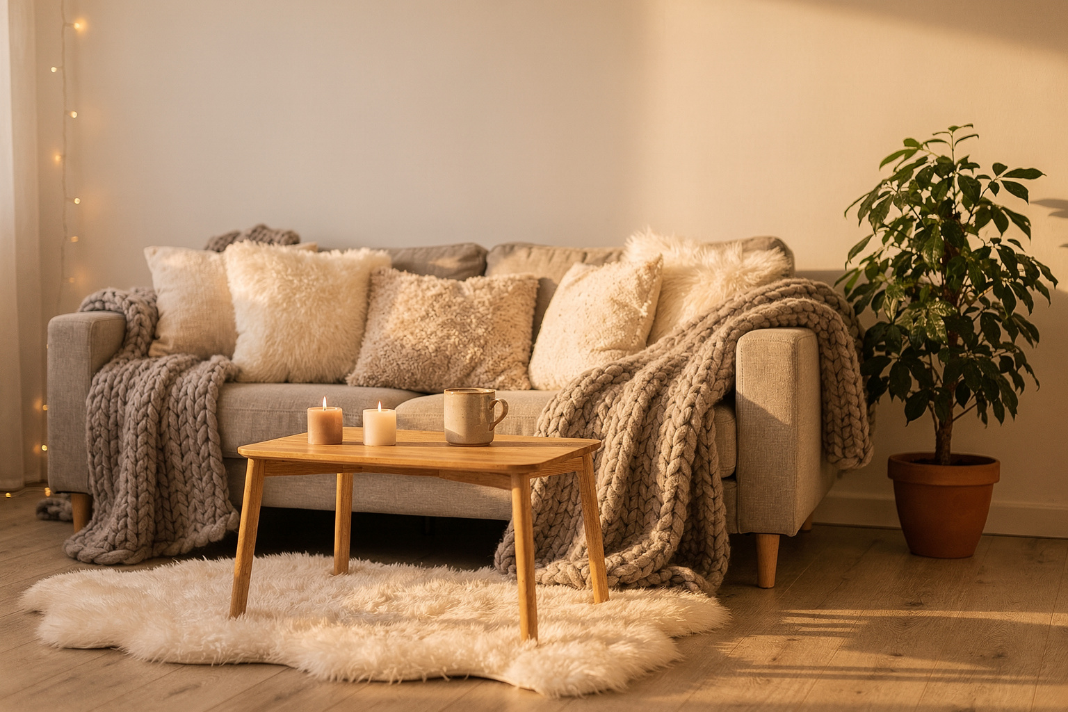 Hygge Wohnzimmer: 7 Ideen für ein kuscheliges Zuhause