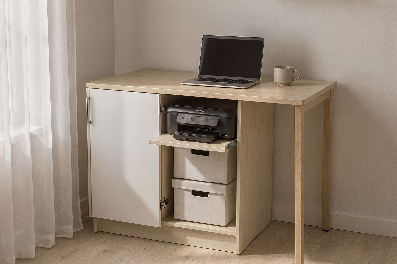 Schrank für den Drucker: 8 clevere Ideen für dein Homeoffice