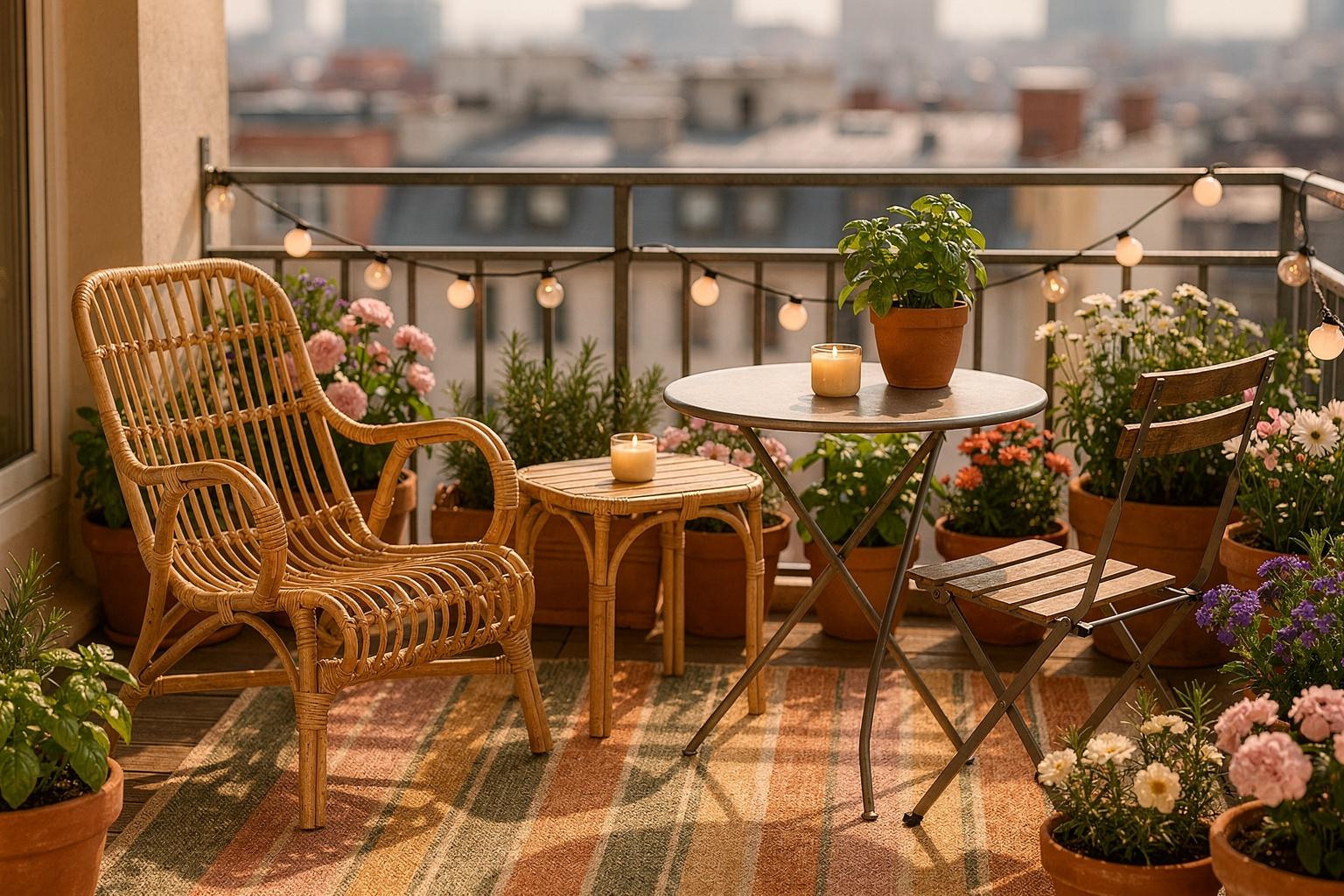 8 einfache Ideen zum Balkon gestalten für Einsteiger