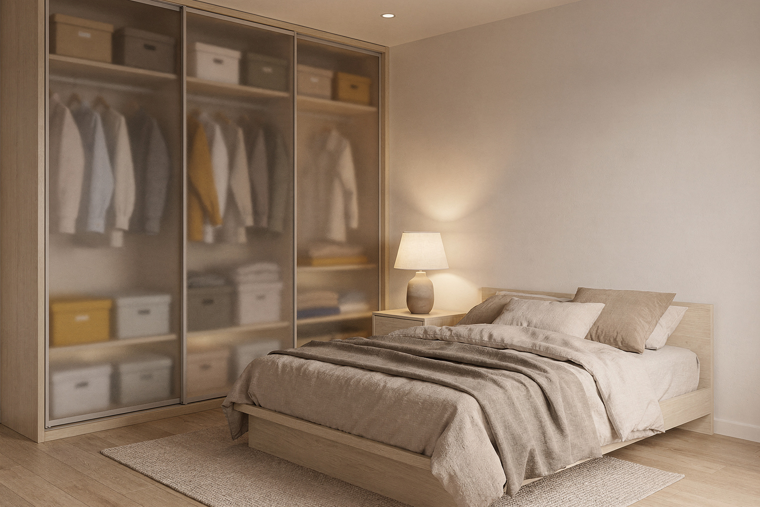 8 Ideen für ein Schlafzimmer mit Kleiderschrank